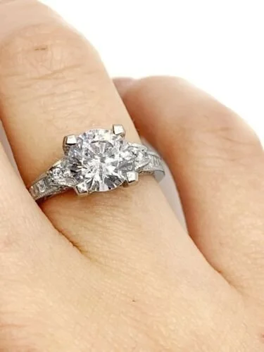 Tacori Platinum Diamond Ring 2580RD DeWitt s Diamond Gold Exchange